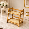 2-Tier Countertop Bamboo Shelf