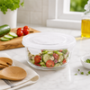 Round Glass Container with Airtight Lid by Limon