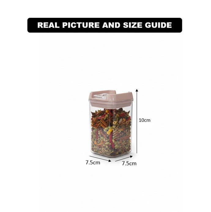 Multi-Use Square Airtight Jar 270ML (1746) by Limon