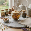 Double-Walled Glass Mug with Bamboo Lid & Spoon
