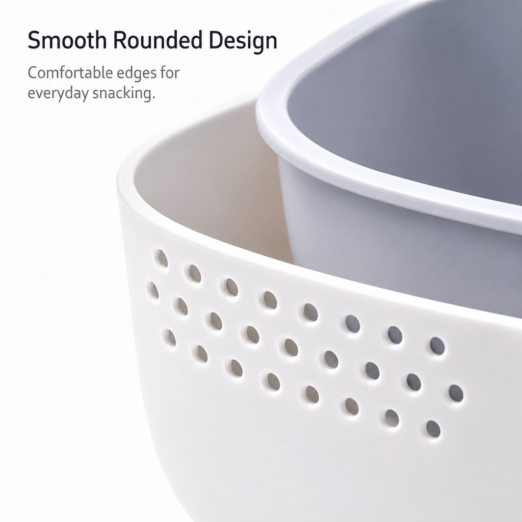 Two-in-One Snack & Waste Bowl