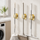 3-Piece Adhesive Roller-Grip Mop & Broom Holder Set
