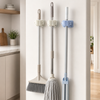 3-Piece Self-Adhesive Mop & Broom Wall Holder Set