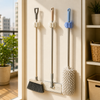 3-Piece Self-Adhesive Mop & Broom Wall Holder Set