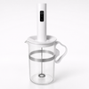 3-Speed USB-C Rechargeable Milk Frother Set with Glass Cup