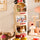 3-Tier Kids Storage Organizer with Rotating Top Door