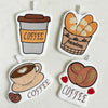 Coffee-Themed Decorative Hand Towel