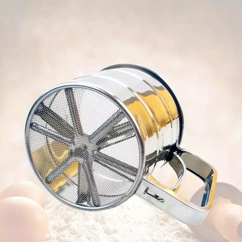 Manual Flour Strainer.