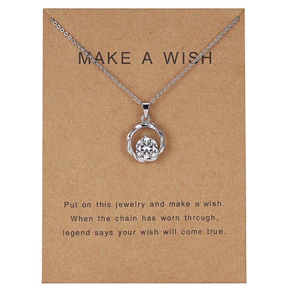 Crystal & Stone Necklace (NL06)