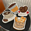 Coffee-Themed Decorative Hand Towel