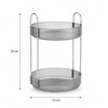 360° Rotating 2-Tier Storage Organiser with Carry Handles