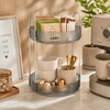 360° Rotating 2-Tier Storage Organiser with Carry Handles