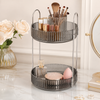 360° Rotating 2-Tier Storage Organiser with Carry Handles