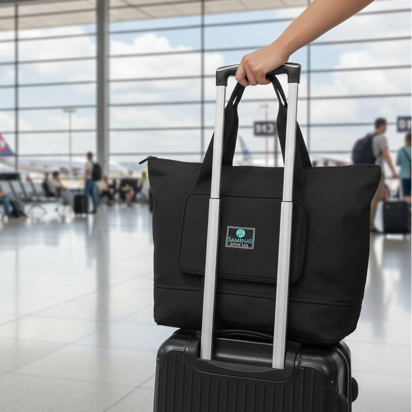 Expandable Multi-Pocket Utility Tote