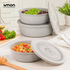 3-Pcs Food Storage Containers with Vented Lid (2425) by Limon