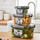 3-Pcs Square Airtight Storage Boxes
