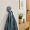 4-Pack Clear Self-Adhesive Hooks for Smooth Surfaces