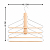 4-Tier Clothes Hanger for Compact Storage