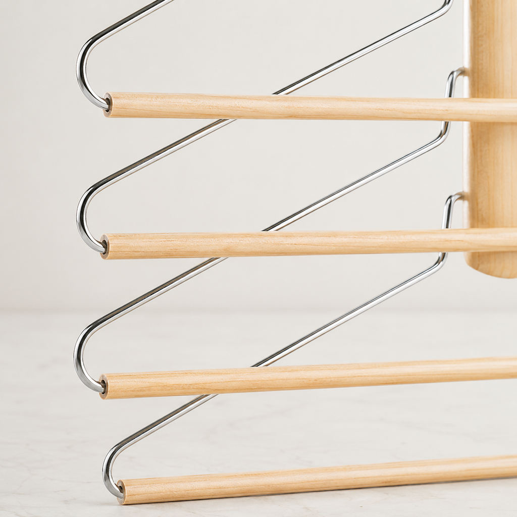 4-Tier Clothes Hanger for Compact Storage