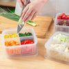 4 in 1 Vegetable & Fruit Storage Box With Lid