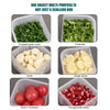 4 in 1 Vegetable & Fruit Storage Box With Lid