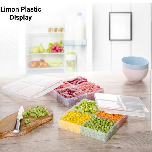 4 Section Freezer Box with Lid (11435) by Limon