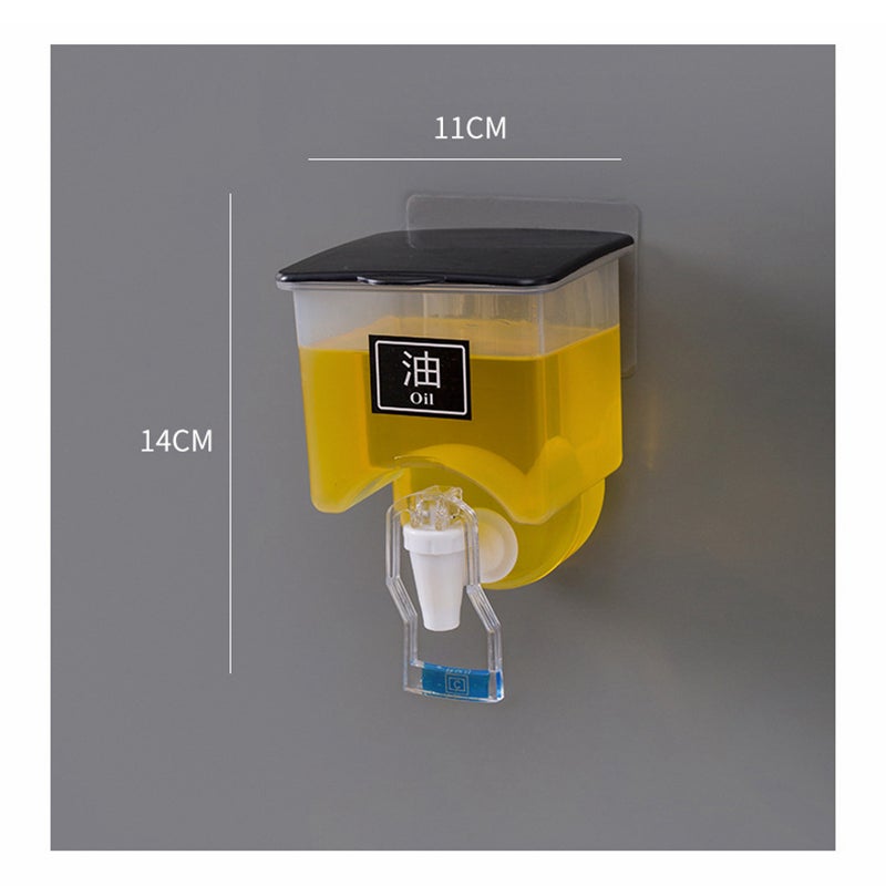 400ml Acrylic Wall mounted Oil Dispenser