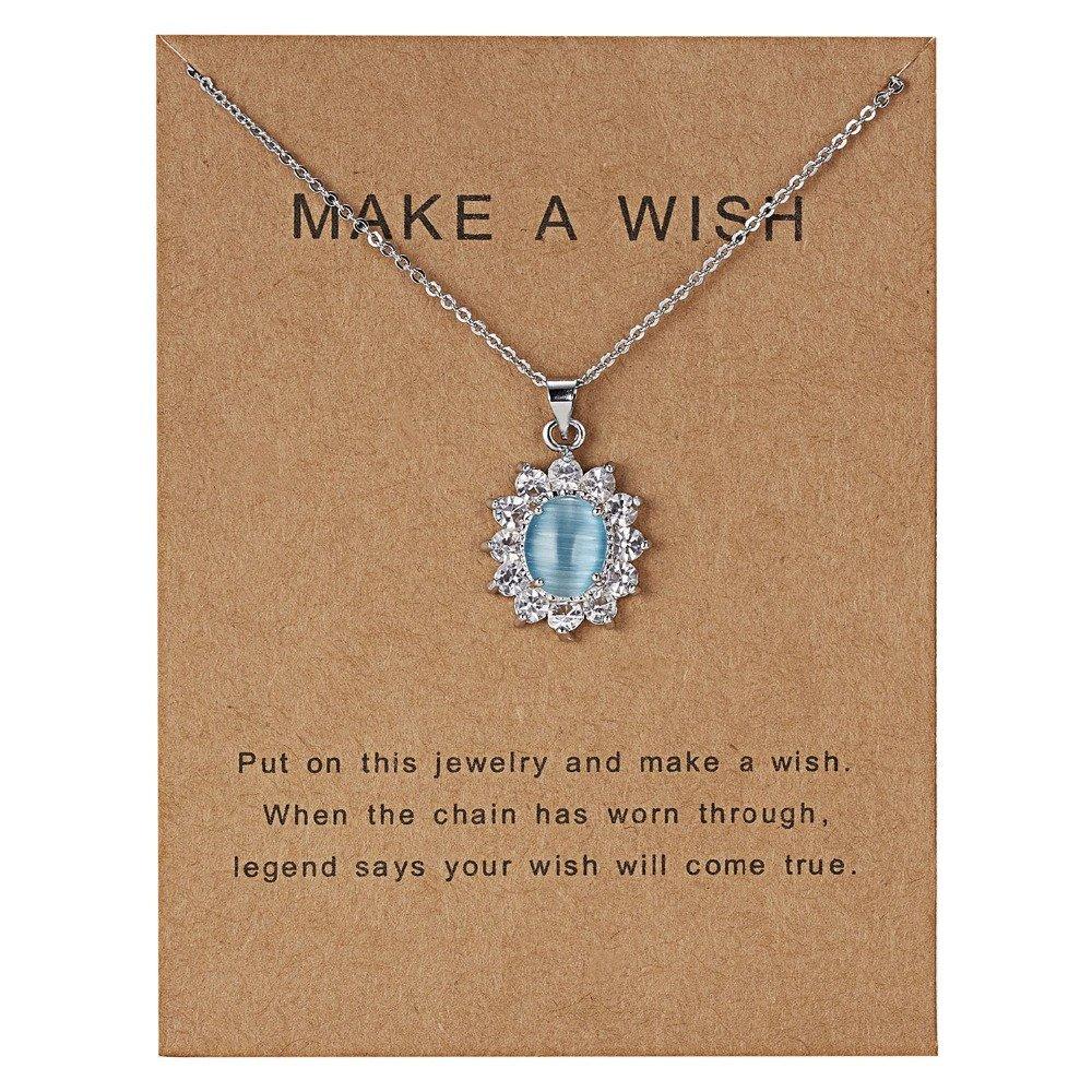 Crystal & Stone Necklace (NL06)