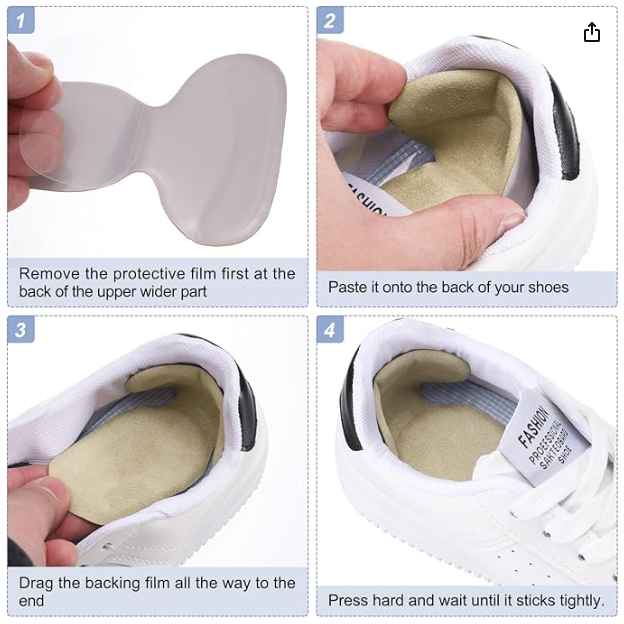 Shoe Insole Heel Cushion Pair