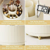 Space-Saving Rotating Cosmetic Holder