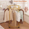 Swivel Style Circular Clothes Display Rack