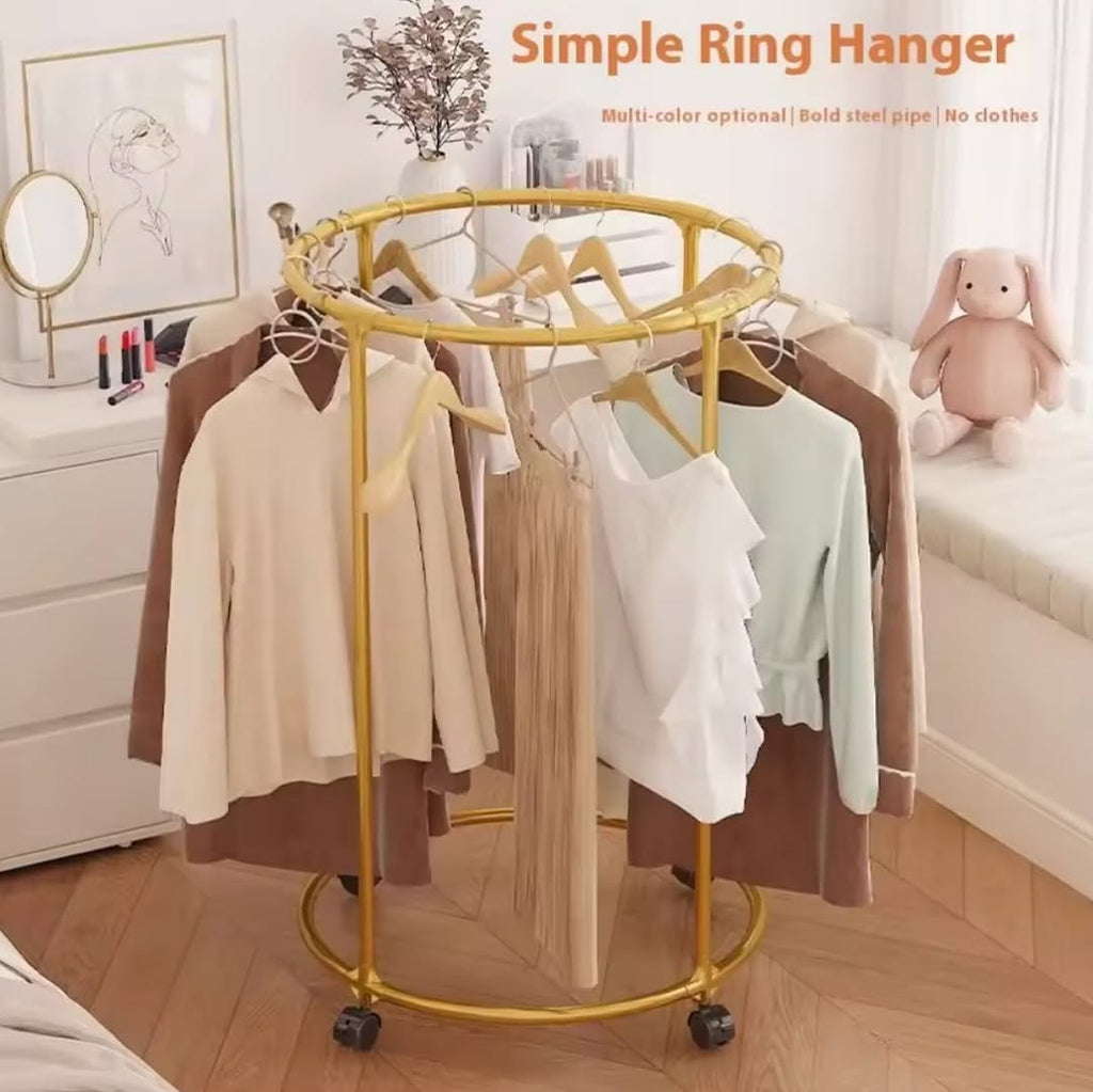 Swivel Style Circular Clothes Display Rack