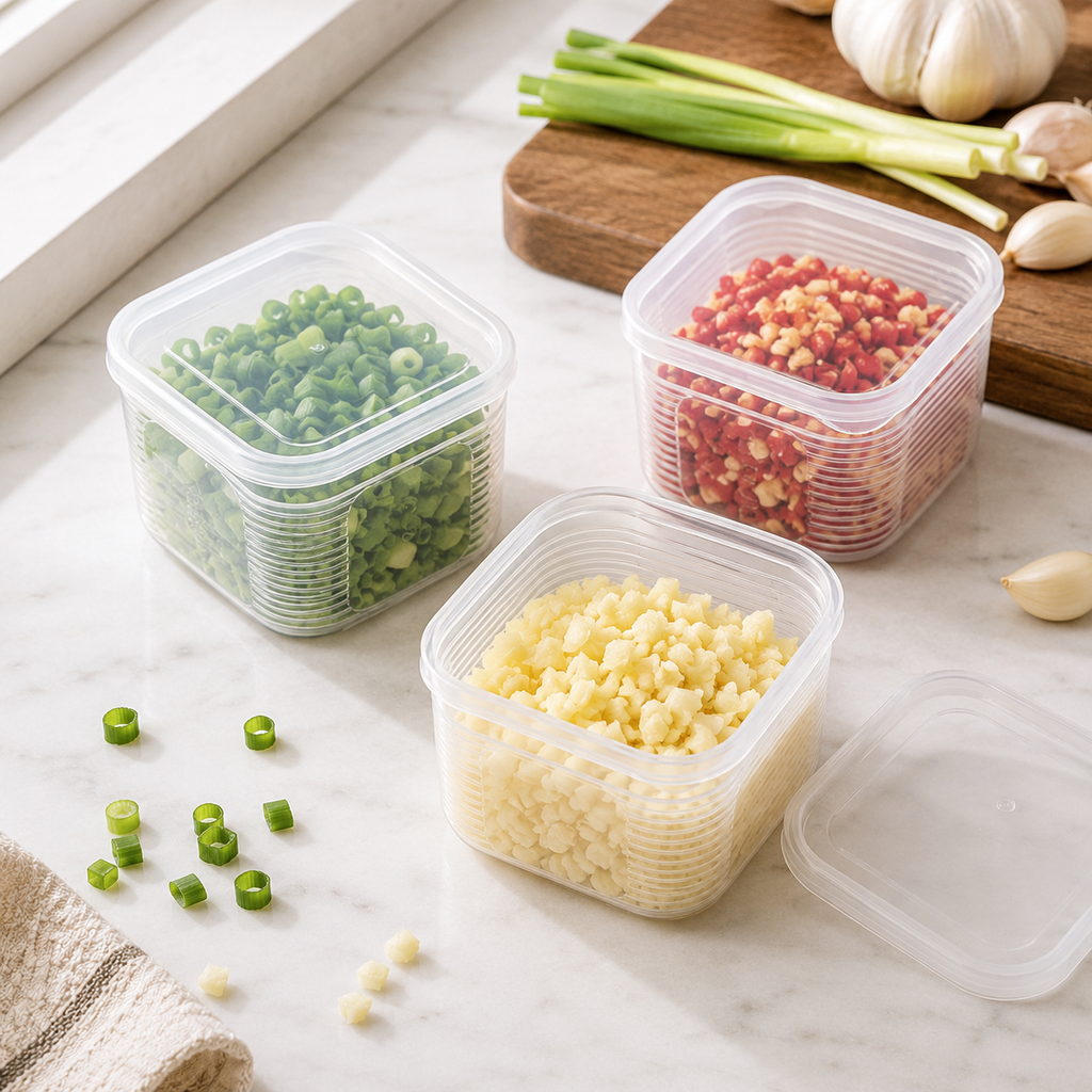 6-Piece 300 ml Graduated Food Container Set with Lids