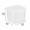 6-Piece 300 ml Graduated Food Container Set with Lids