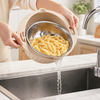 6-Piece Colander & Mixing Bowl Set with Grating & Slicing Attachments