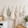 6-Piece Gold-Tone Self-Adhesive Wall Hook Set