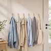 6-Piece Gold-Tone Self-Adhesive Wall Hook Set