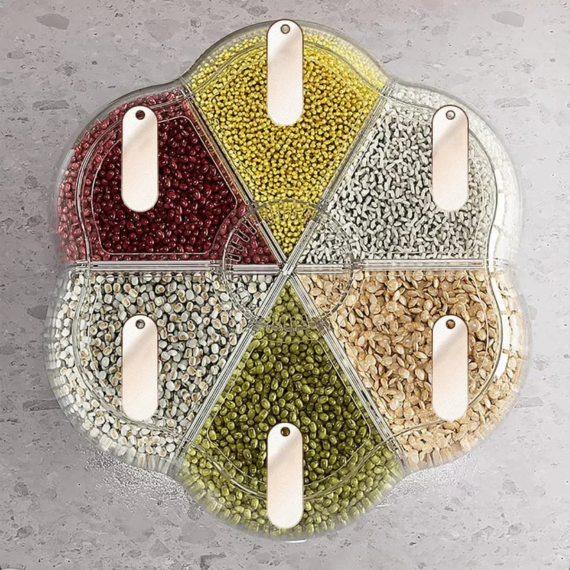 Valtier 360° 6-Grid Grain Storage Container