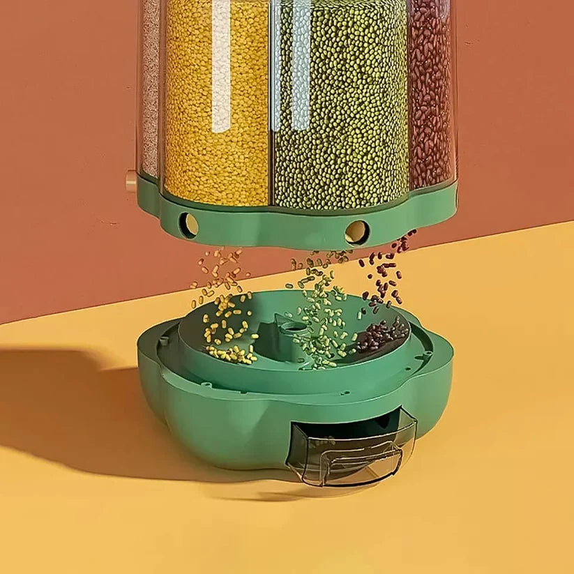 Valtier 360° 6-Grid Grain Storage Container