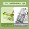 CryoLock 32-Cavity Silicone Ice Cube Tray with Cover & Spoon