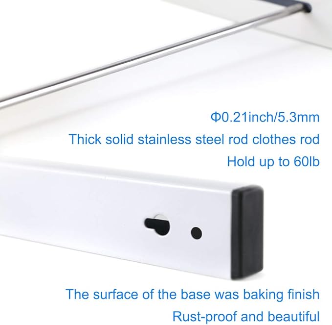 Retractable Wall-Mounted Clothes Hanger