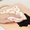 Microfiber Cleaning Clothes - Pink Flower (Pack of 5)