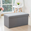 Folding Storage Ottoman Bench