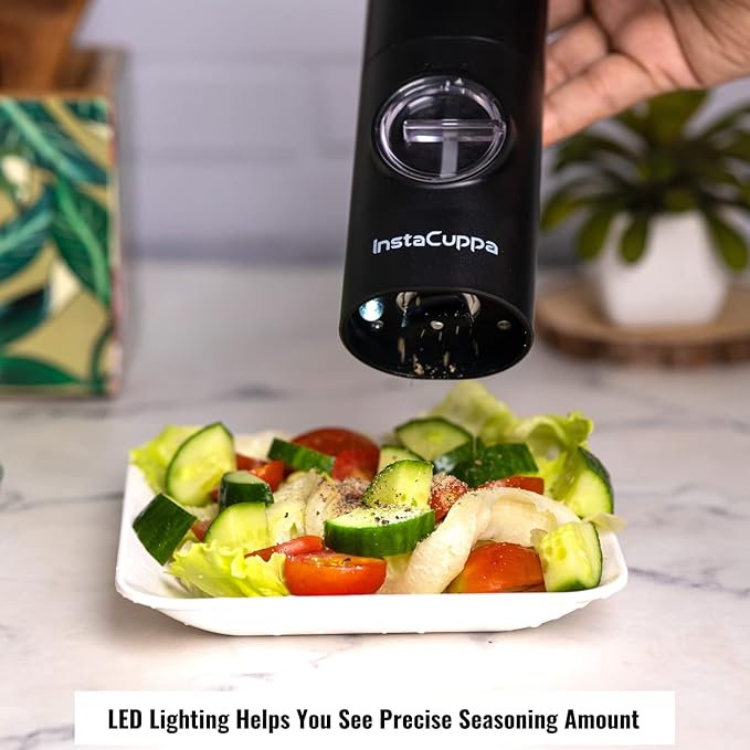 Electric Pepper Grinder with Led - (Battery Operated)