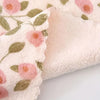 Microfiber Cleaning Clothes - Pink Flower (Pack of 5)