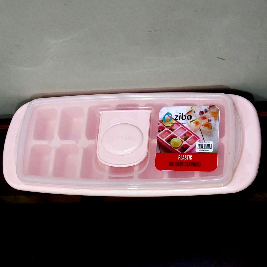 14-Grid Ice Cube Tray with Lid (35005) by Ziba
