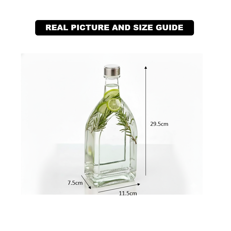 1.1 Liter PrimeClear Glass Bottle (954) by Limon