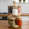 360° Rotating 2-Tier BambooLuxe Spice Tower (1108)