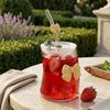 Tilted Elegance Glass Tumbler