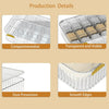 AdjustableGrids Acrylic Storage Box with Lid